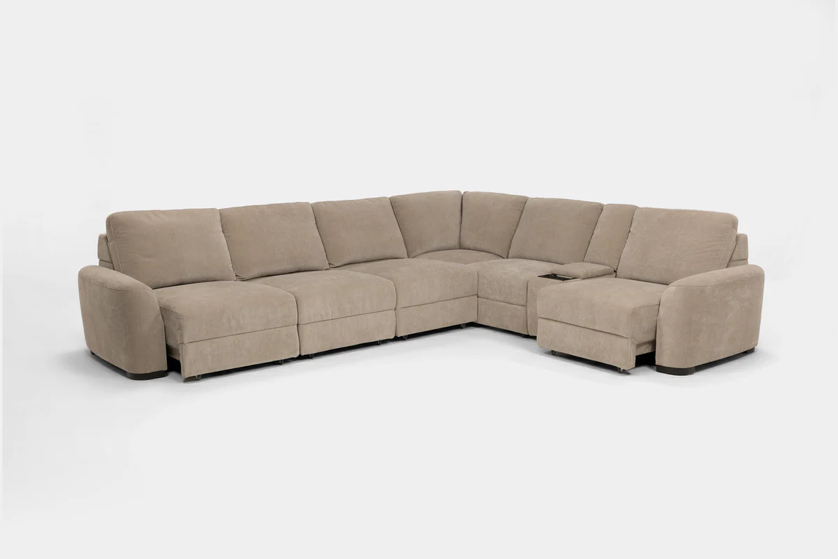 Wynn 7 Piece Power Sliding Sectional With Armless Slider - Image 2