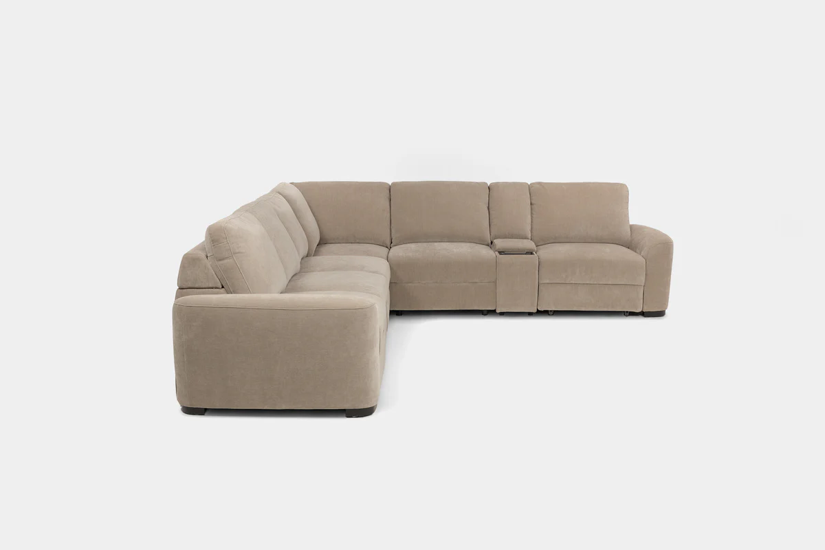 Wynn 7 Piece Power Sliding Sectional With Armless Slider - Image 4