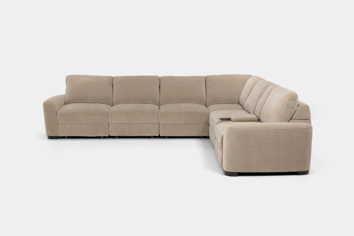 Wynn 7 Piece Power Sliding Sectional With Armless Slider - Image 5