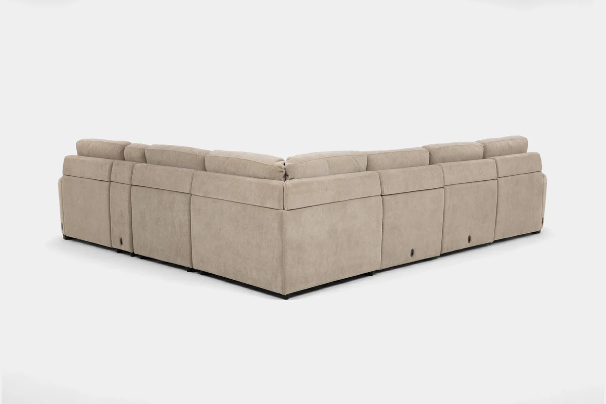 Wynn 7 Piece Power Sliding Sectional With Armless Slider - Image 6