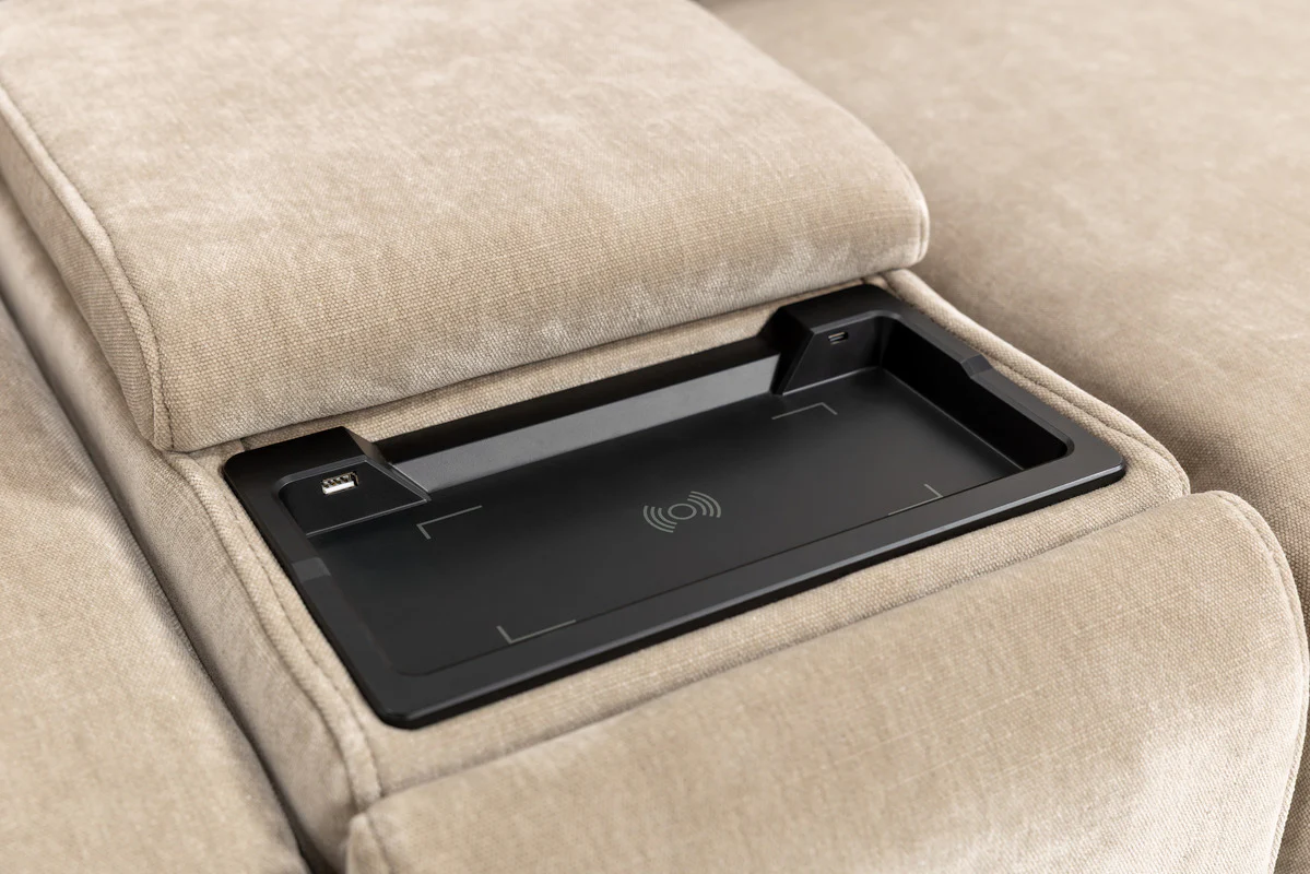 Wynn 7 Piece Power Sliding Sectional With Armless Slider - Image 8
