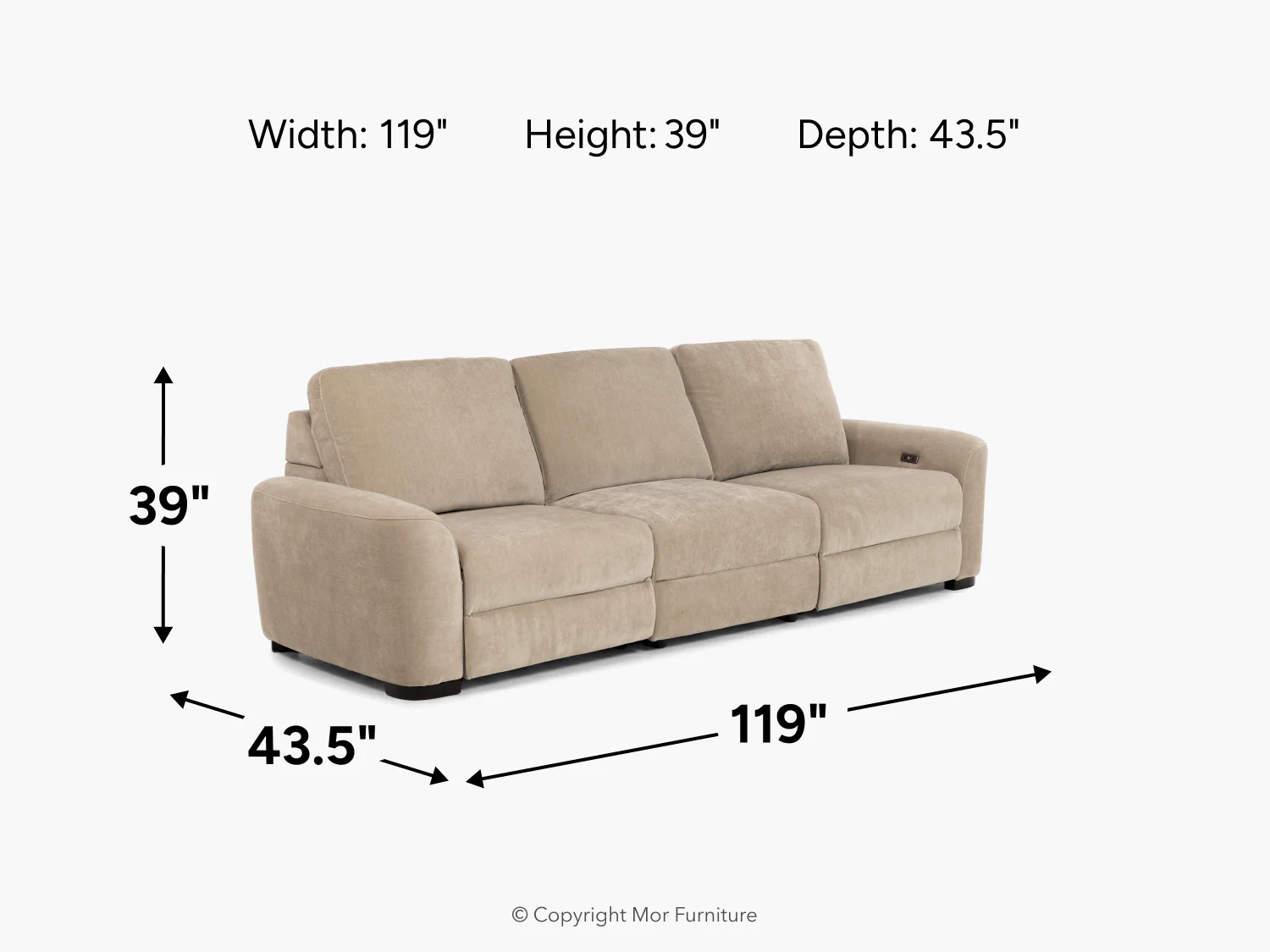 Wynn Power Sofa - Image 8