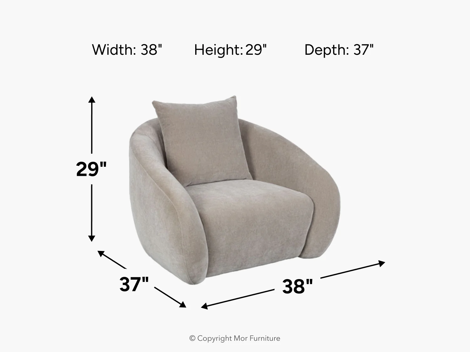 Yahya Swivel Chair - Image 4