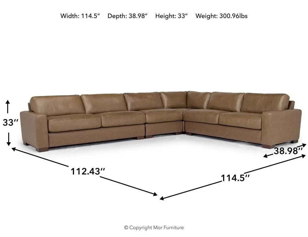 York 5 Piece Sectional - Image 6