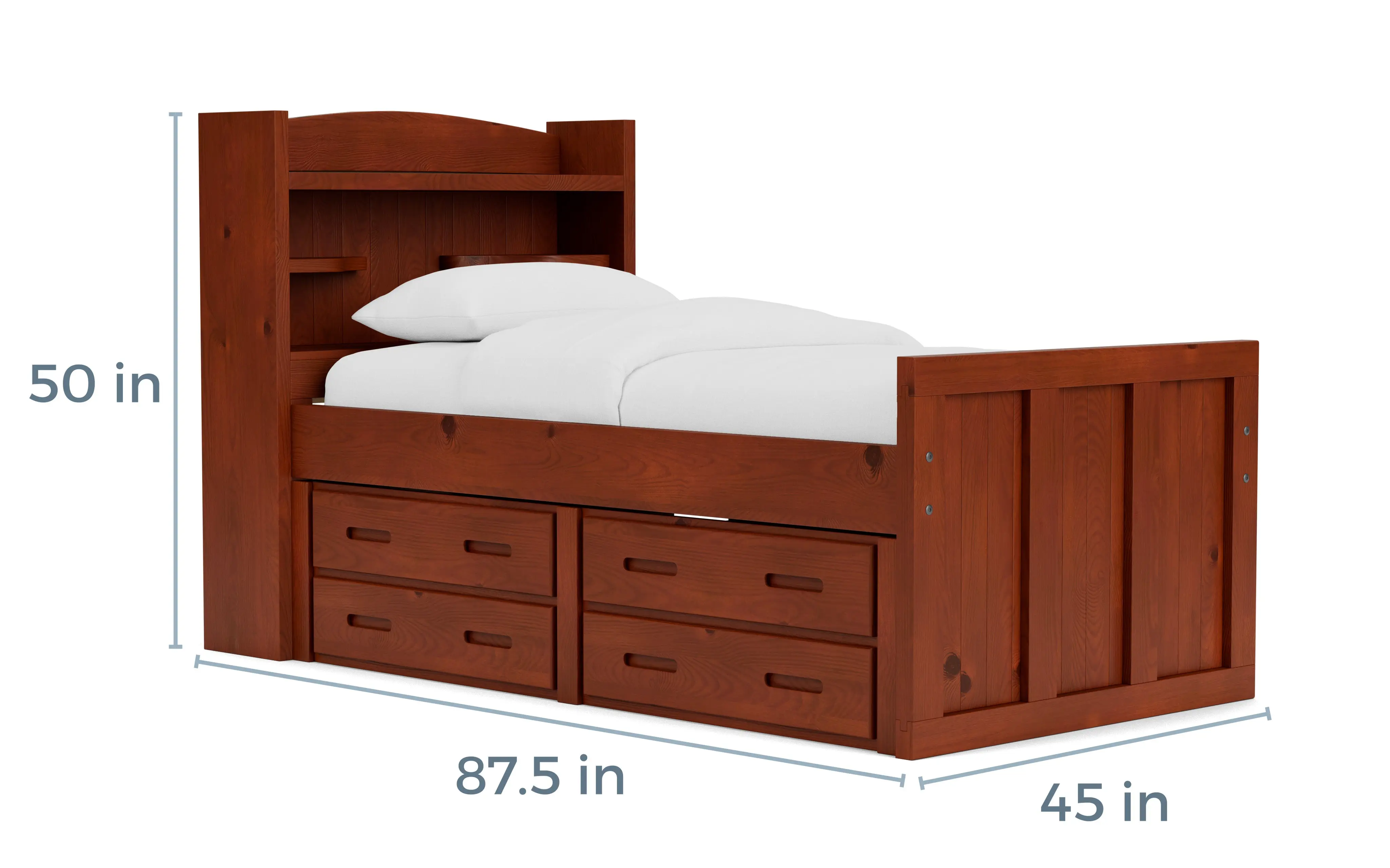 Young Pioneer Bookcase Bed - Image 7