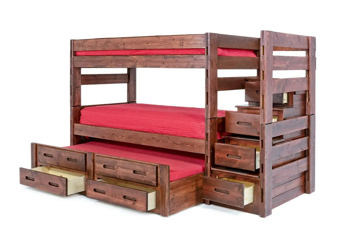 Young Pioneer Bunk Bed With Trundle Bed - Image 17
