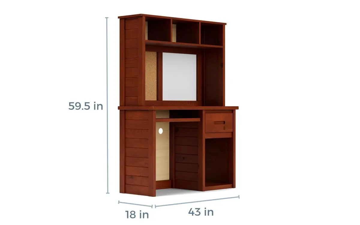 Young Pioneer Desk & Hutch - Image 10