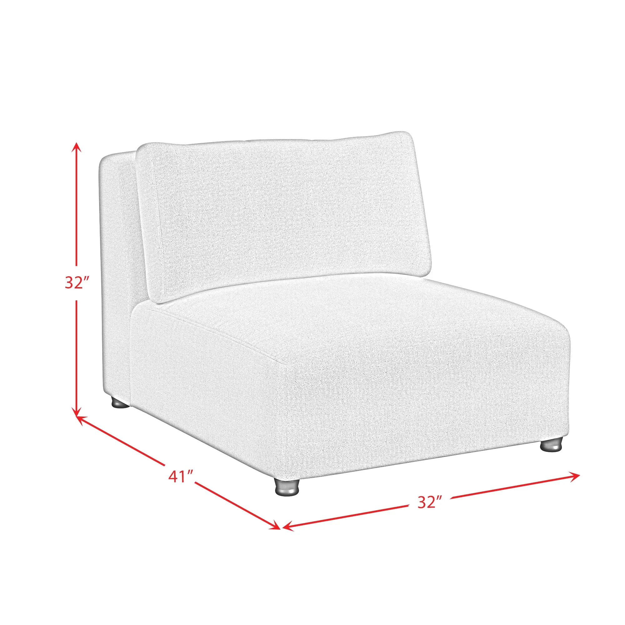 Zandara Outdoor Armless Chair - Image 10
