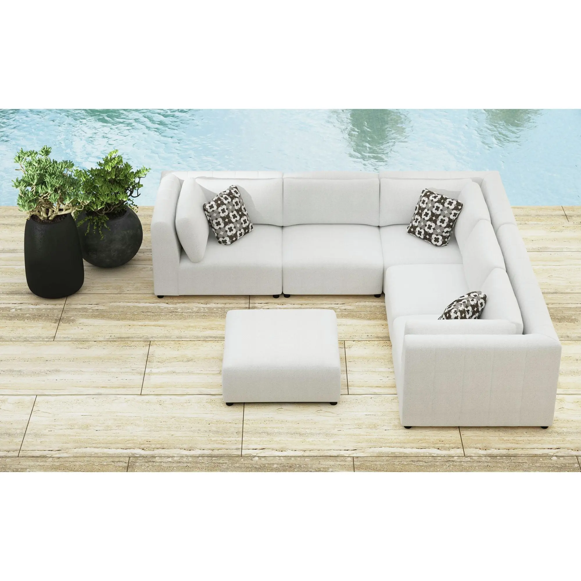 Zandara Outdoor Corner Chair - Image 6